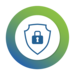 Icon: Green lock in a circle with blue and green color gradient.