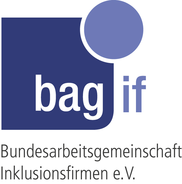 Logo der bag if "Bundesarbeitsgemeinschaft Inklusionsfirmen e.V."